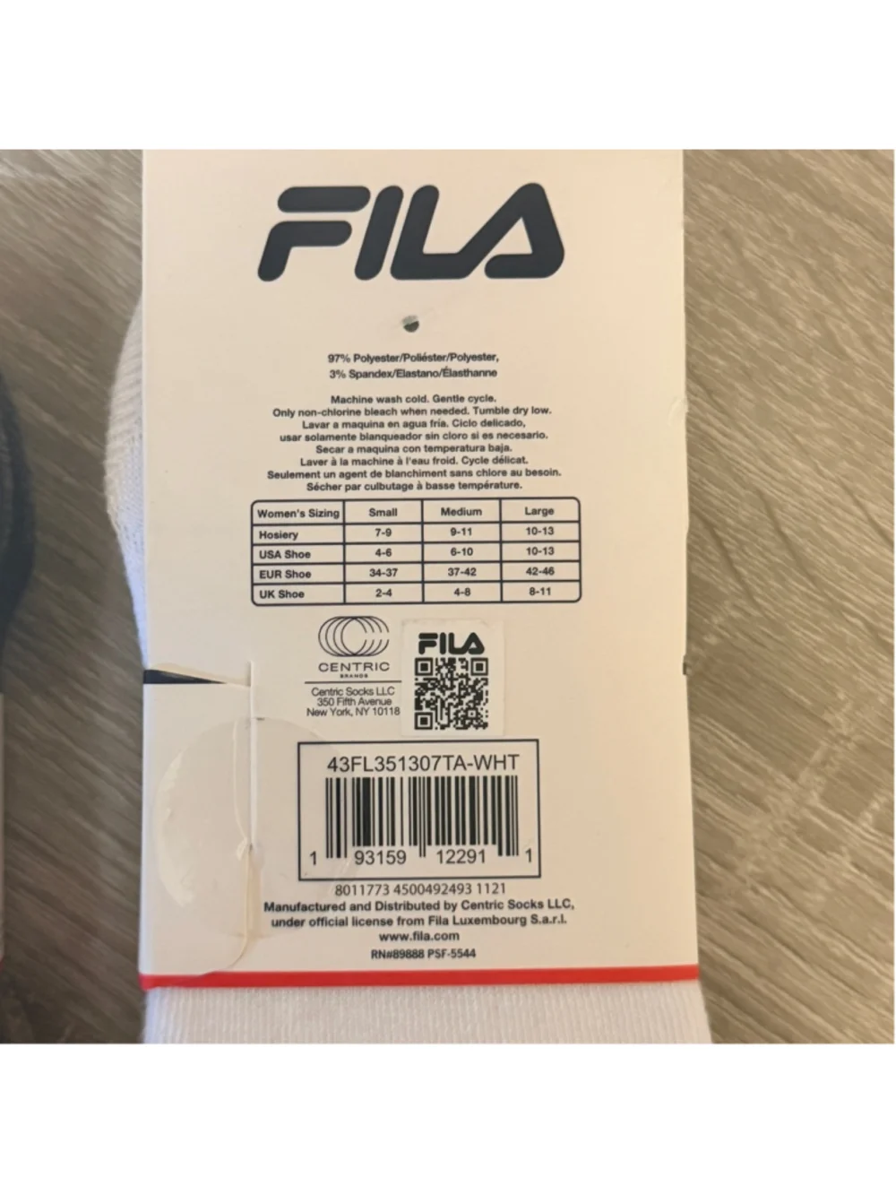 FILA Super No Show Socks 2 Packs 5-Pair Each Size 6-10 — 10 Pairs - b10